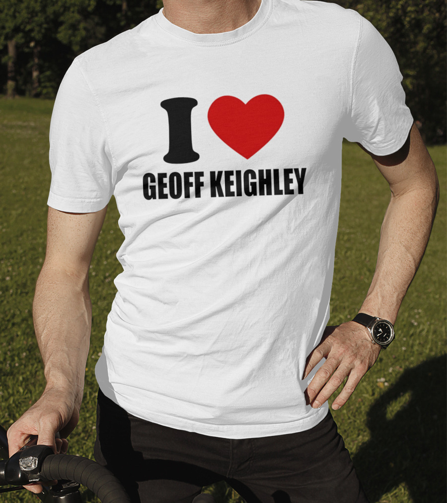 I Love Geoff Keighley Red Heart T-Shirt
