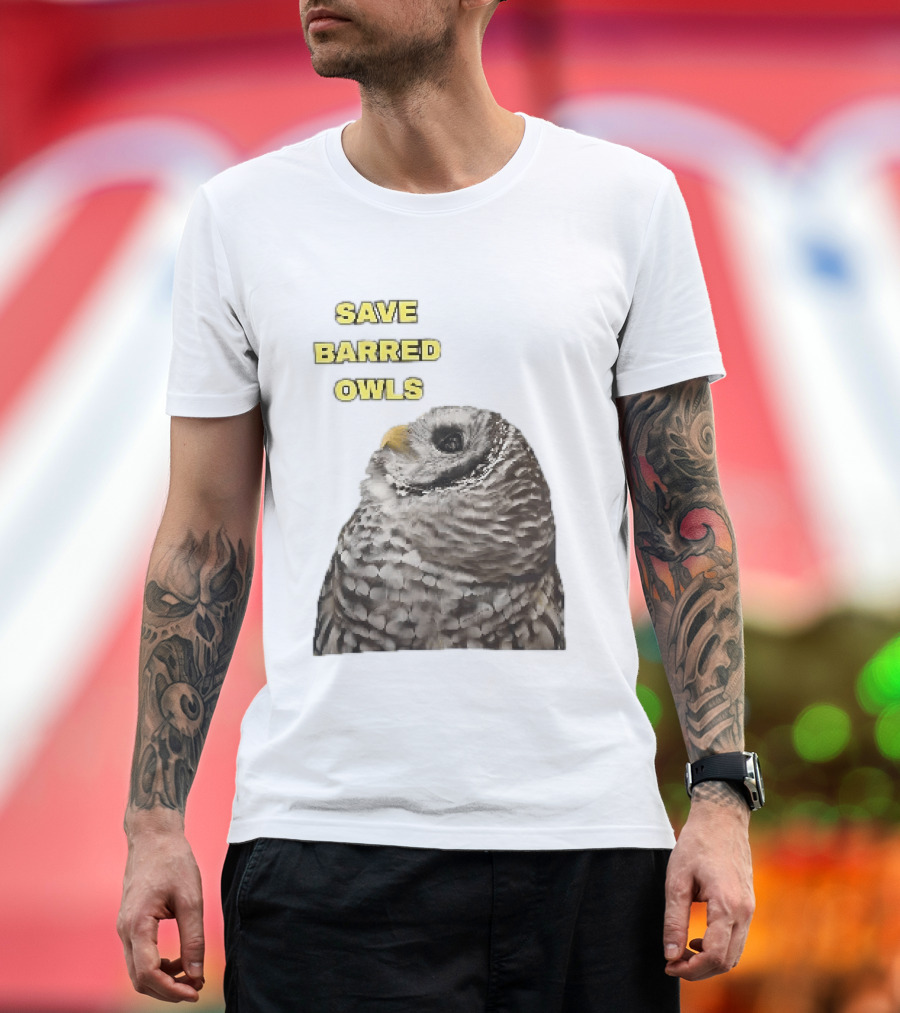 Save Barred Owls Barred Owl Conservation Appeal T-Shirt