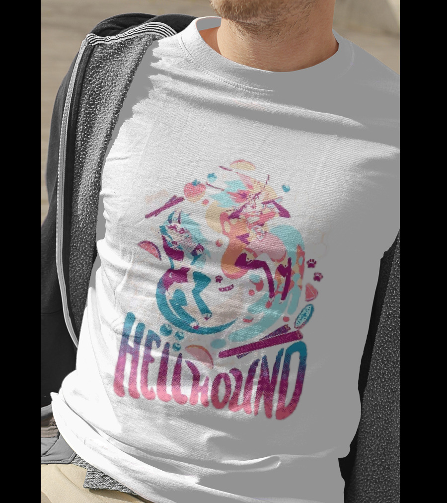 Spindlehorse Hellhound Colorful Dynamic Characters T-Shirt