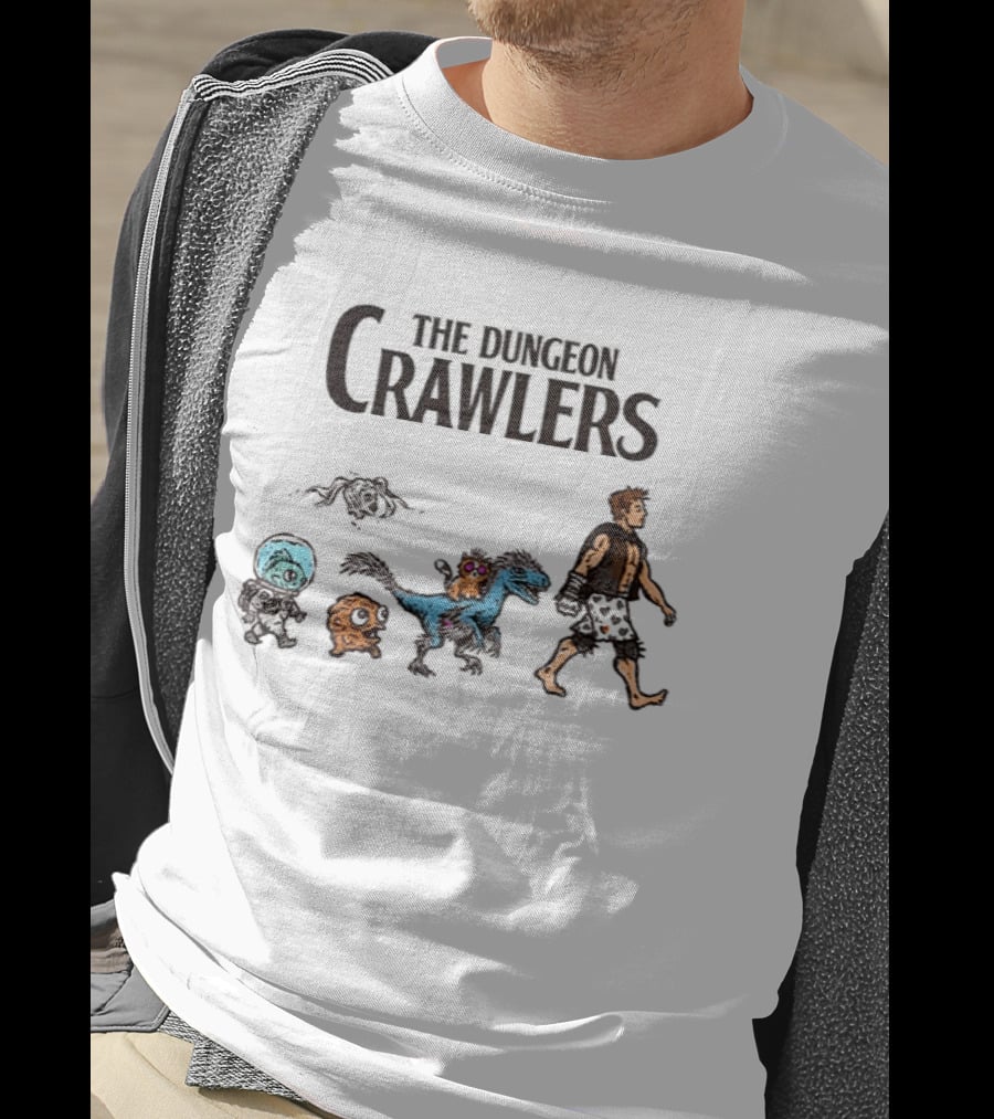 The Dungeon Crawlers Characters Abbey Road Crossing Fantasy Mashup T-Shirt