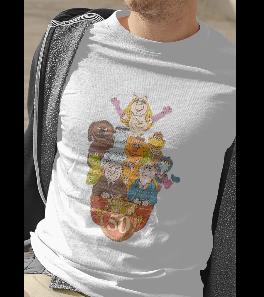 The Muppet Show Anniversary 50 Iconic Characters Celebration T-Shirt