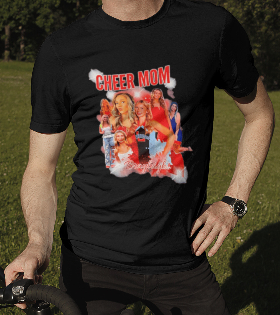 Cheer Mom Brayleigh Warriors Spirit Squad T-Shirt