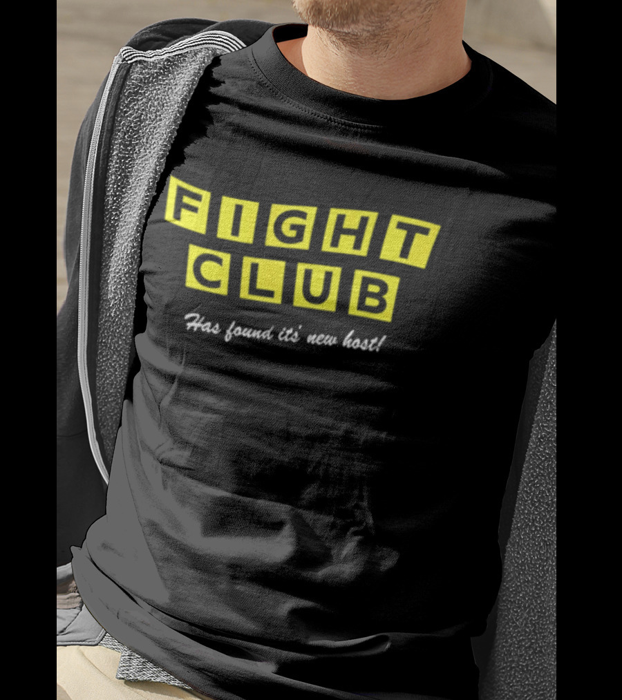 Fight Club Has Found Its New Host Yellow Lettering T-Shirt
