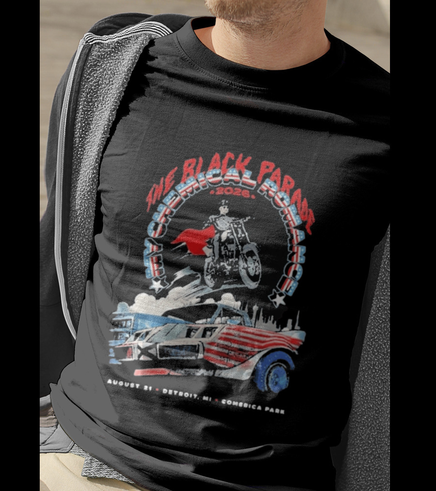 The Black Parade My Chemical Romance 2026 Detroit MI Comerica Park August 21 T-Shirt