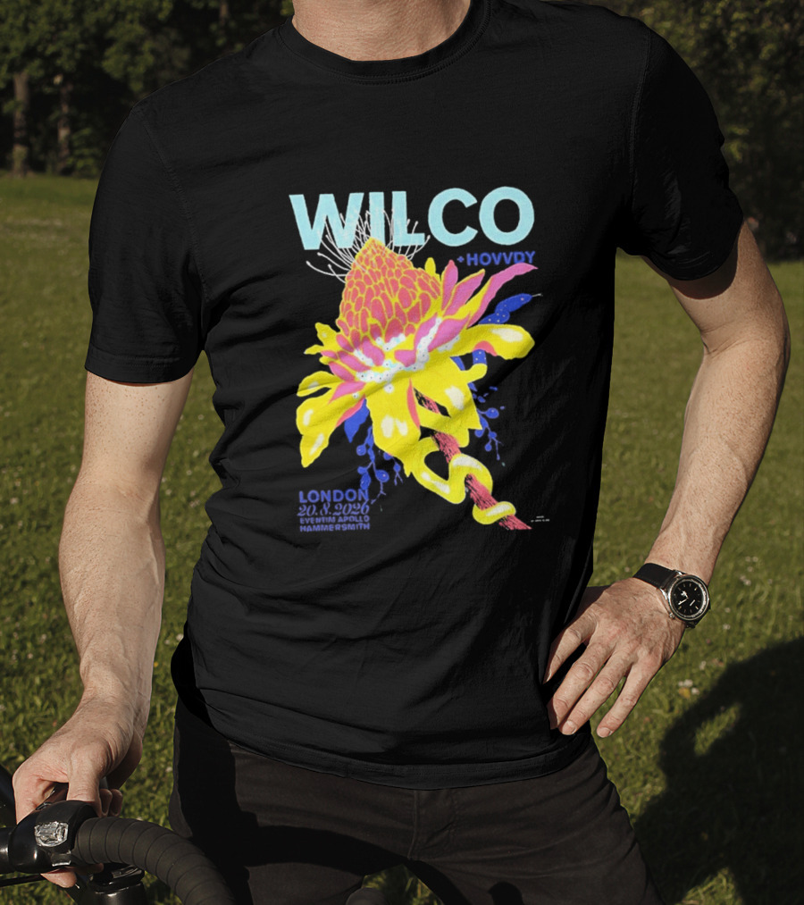 Wilco London UK Eventim Apollo Hammersmith August 20 2026 Featuring Hovvdy T-Shirt