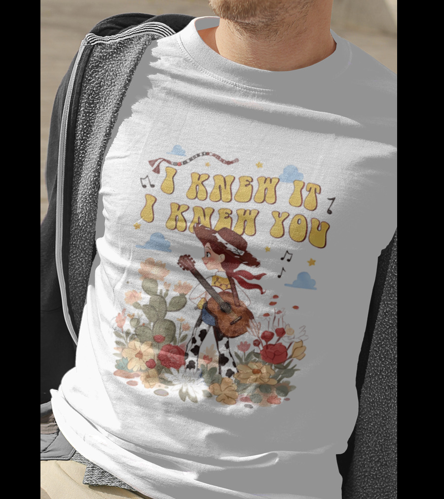 I Knew It I Knew You Jessie Toy Story Floral Adventure T-Shirt