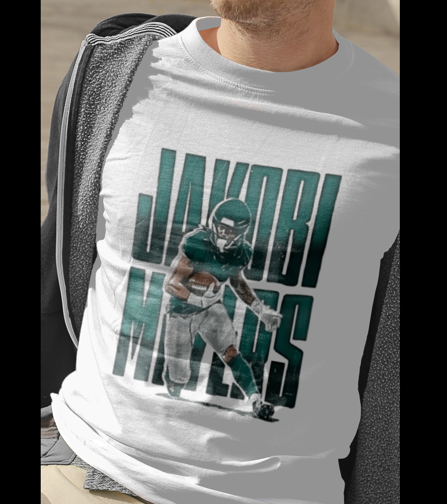 Jakobi Meyers Football Player Carrying Ball Distressed T-Shirt
