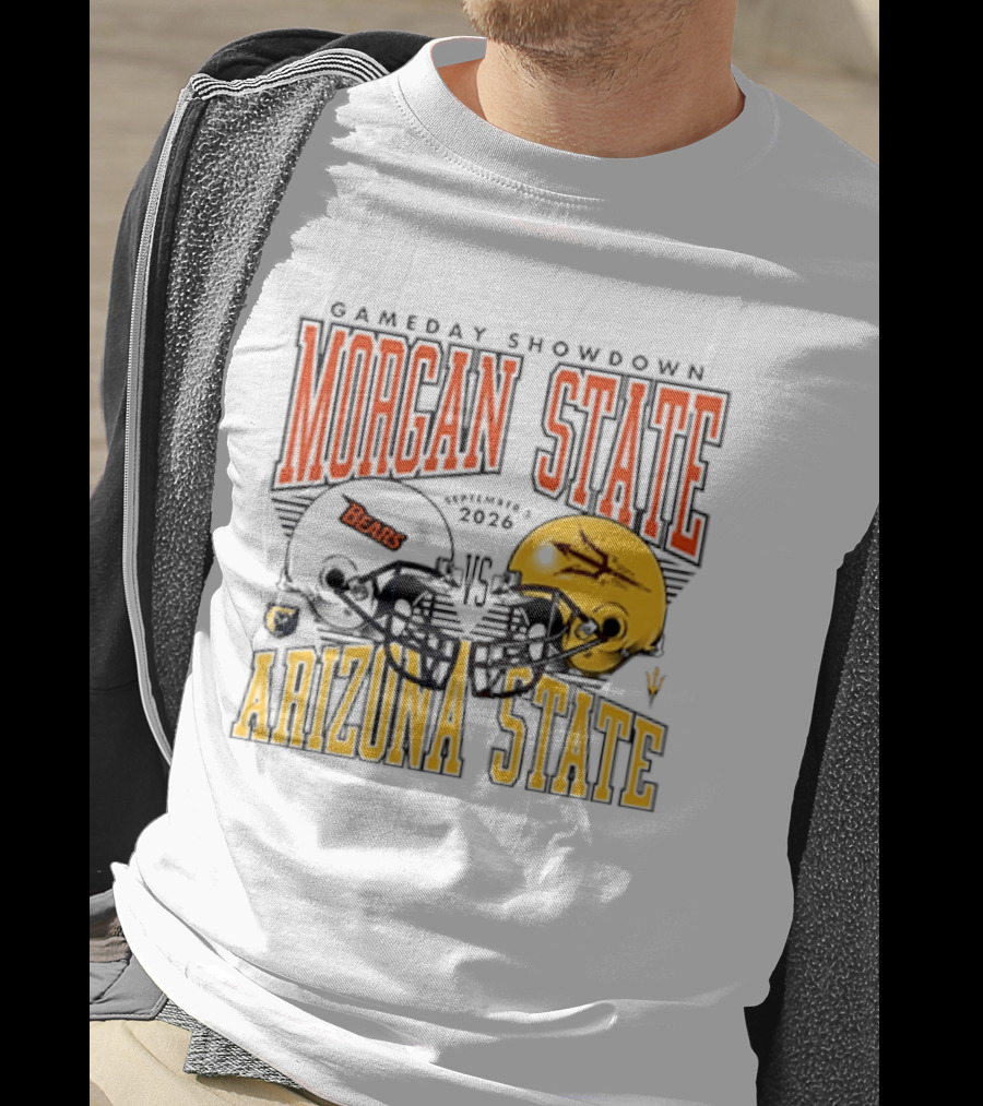 Gameday Showdown Morgan State Bears Vs Arizona State 2026 T-Shirt