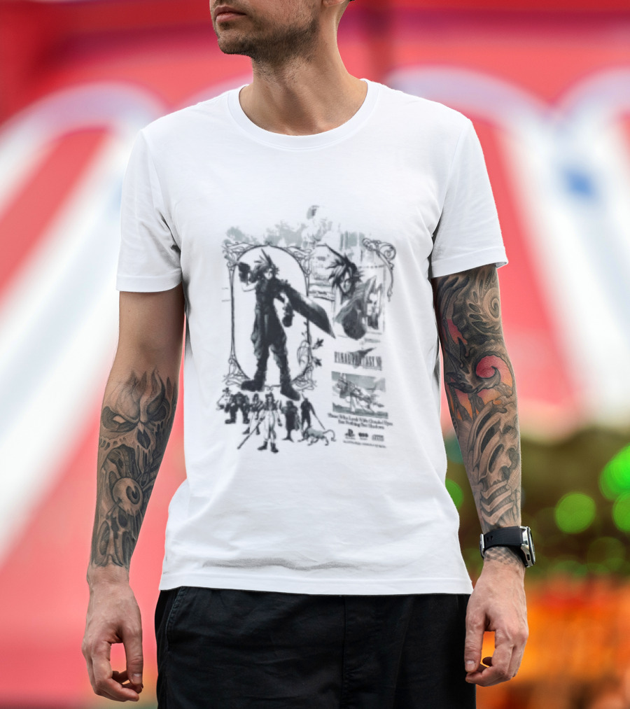 Clouded Eyes Shadows Final Fantasy VII Vintage Aesthetic T-Shirt