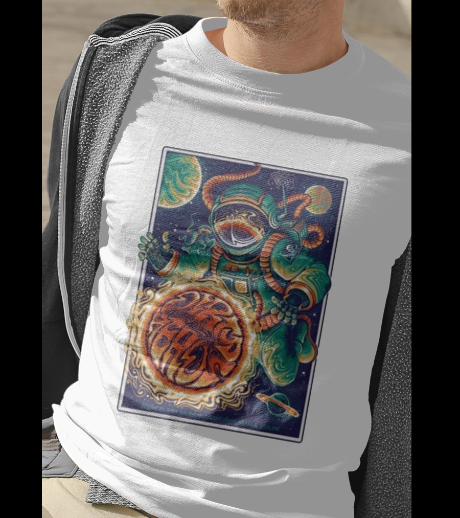 Dirty Heads Cosmic Astronaut Tour The Woodlands TX 8 23 2026 Psychedelic Space Adventure T-Shirt