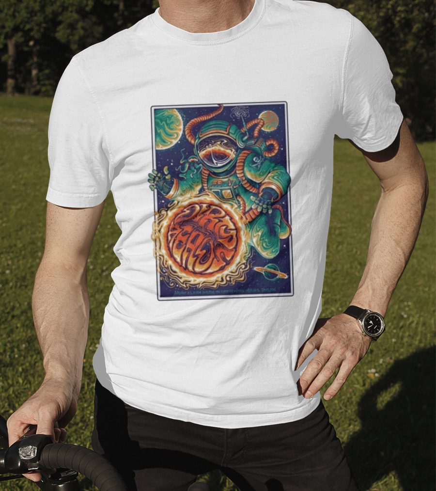 Dirty Heads Cosmic Astronaut Tour The Woodlands TX 8 23 2026 Psychedelic Space Adventure T-Shirt