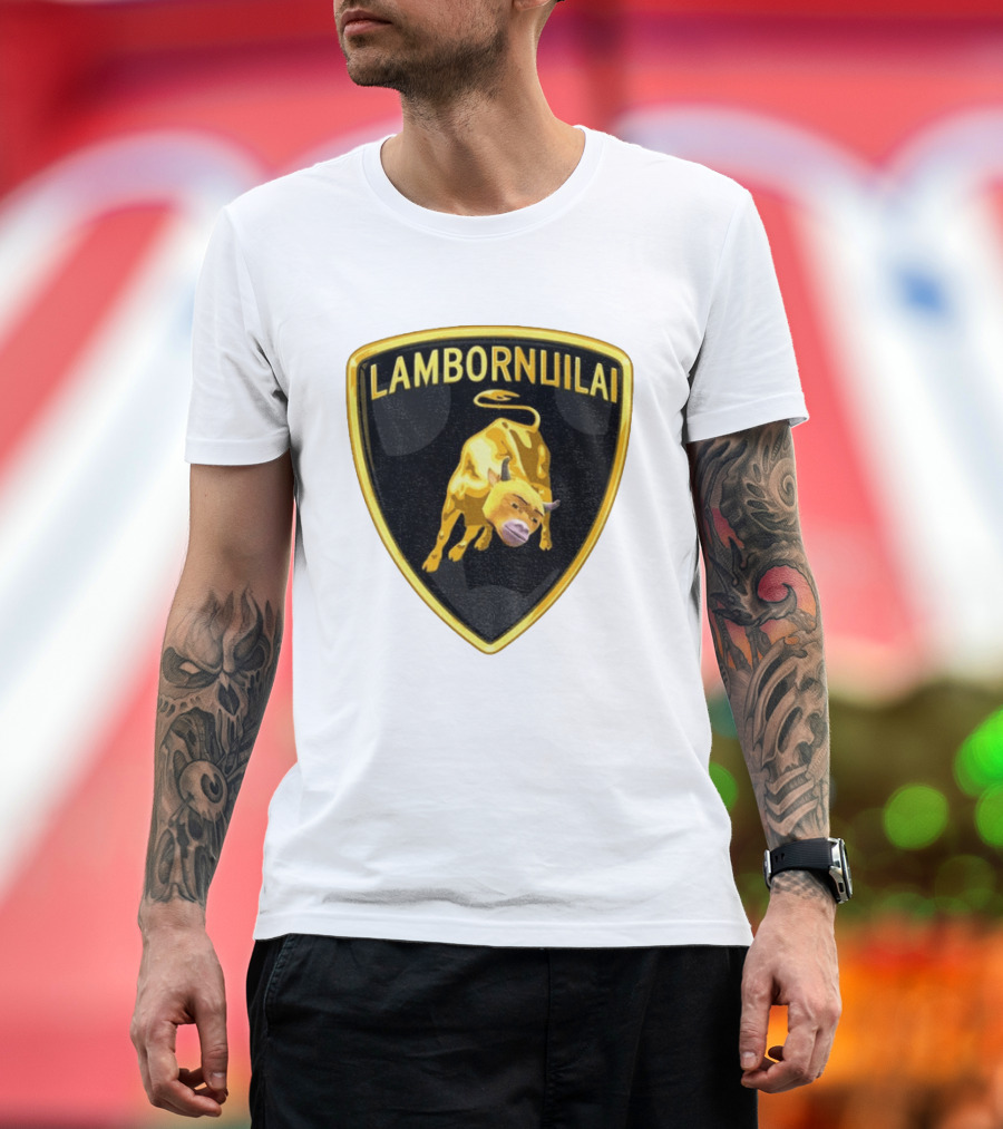 Lambornuilai Gold Bull Meme Niu Lai T-Shirt