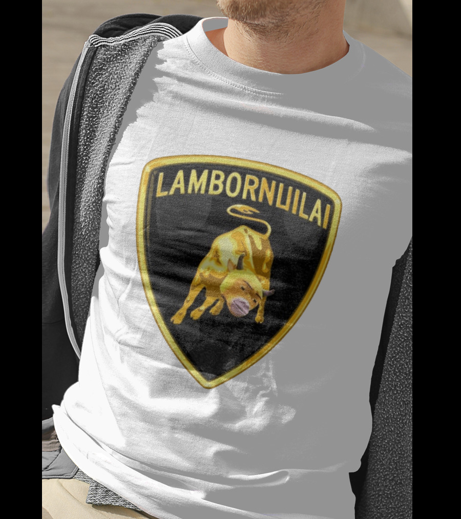 Lambornuilai Gold Bull Meme Niu Lai T-Shirt