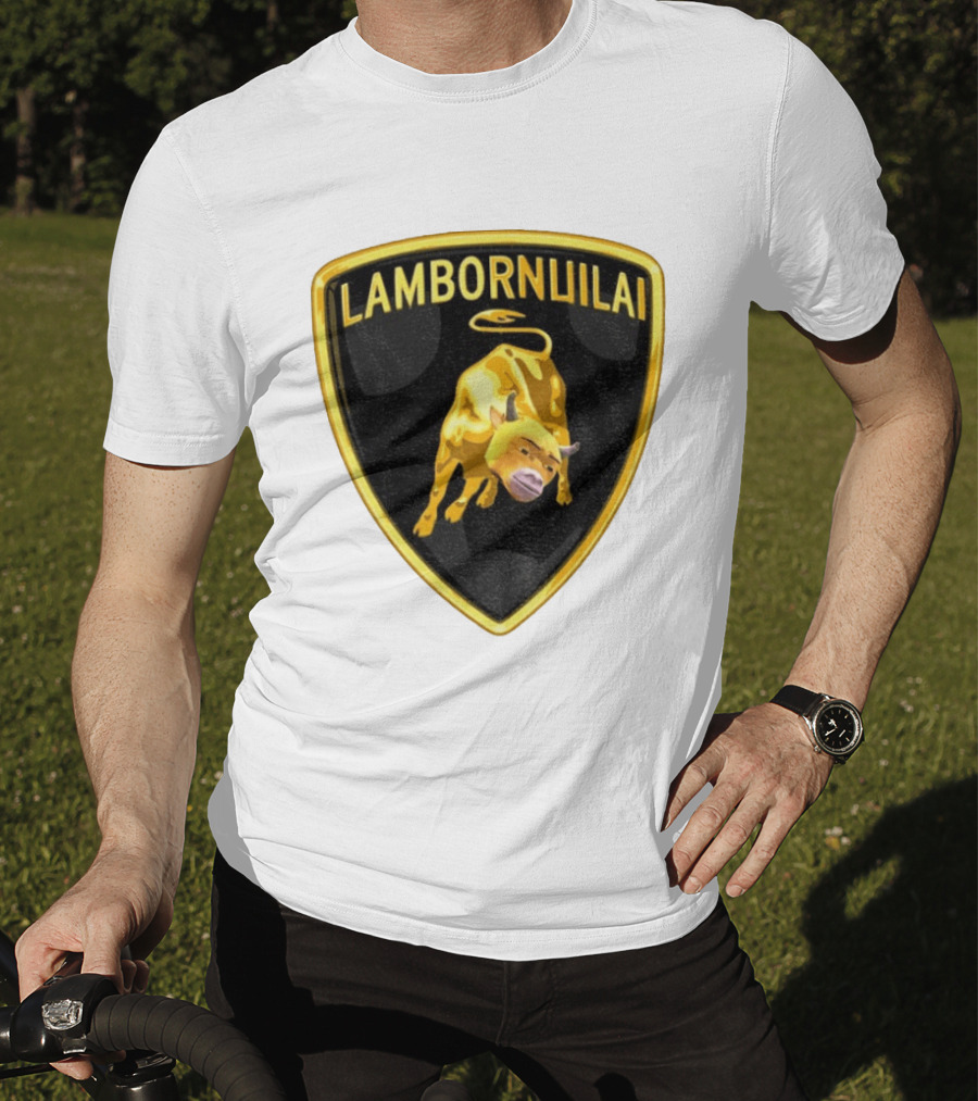 Lambornuilai Gold Bull Meme Niu Lai T-Shirt