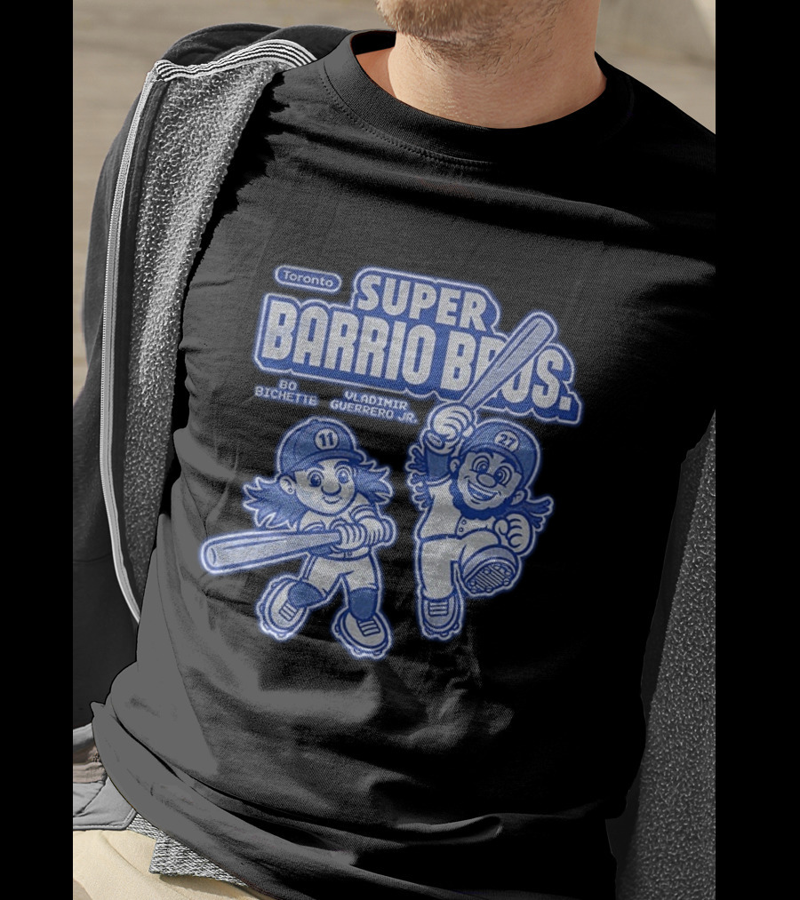 Toronto Super Barrio Bros Bo Bichette Vladimir Guerrero Jr 11 27 T-Shirt