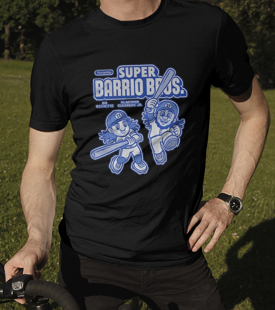 Toronto Super Barrio Bros Bo Bichette Vladimir Guerrero Jr 11 27 T-Shirt