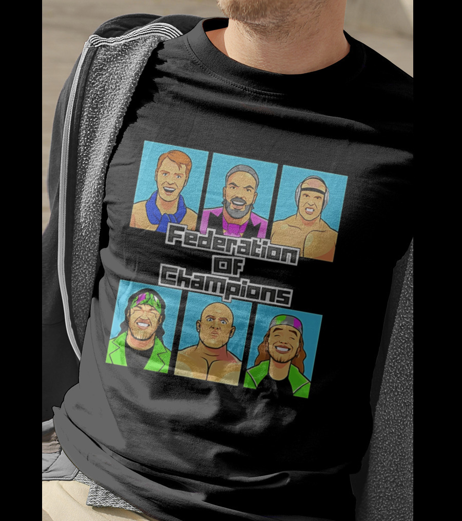 Federation Of Champions Wrestling Legends T-Shirt