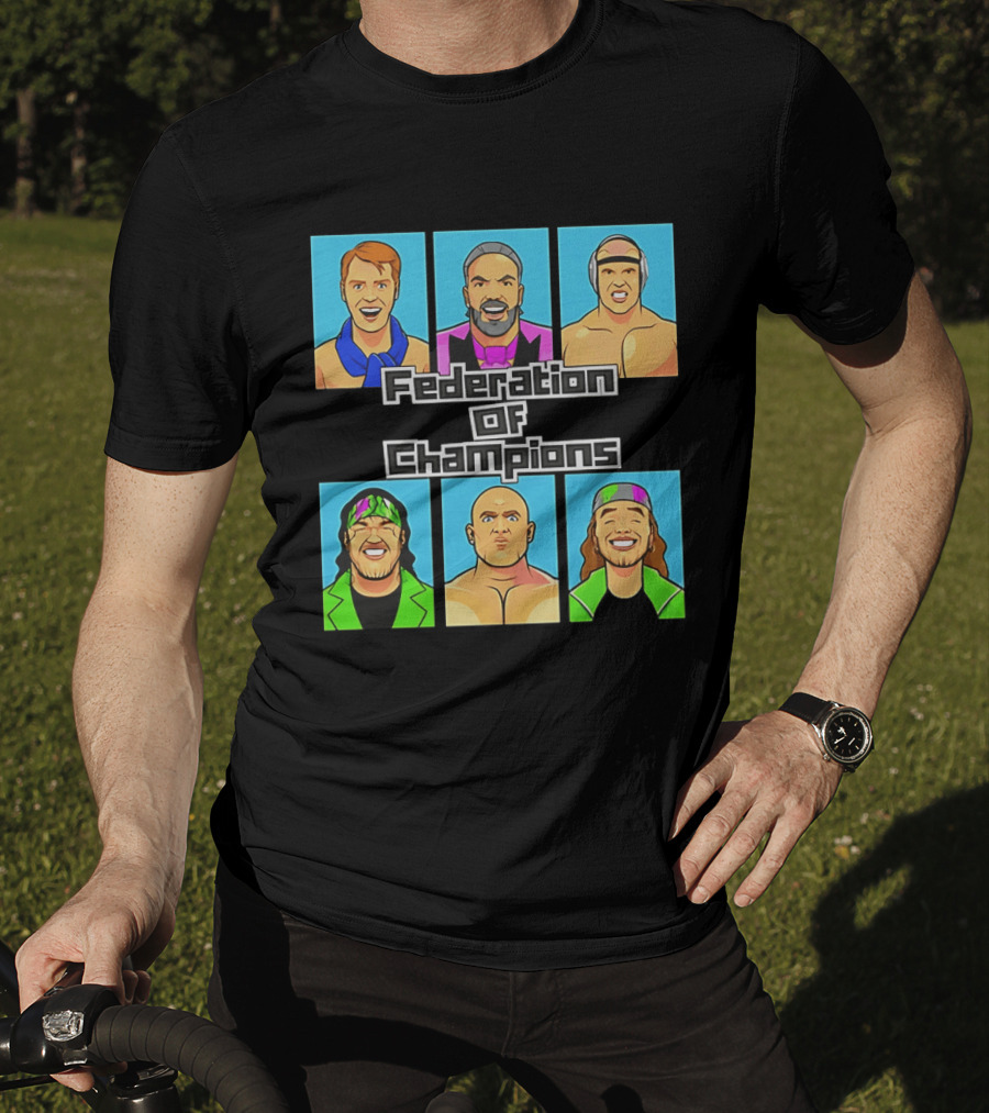 Federation Of Champions Wrestling Legends T-Shirt