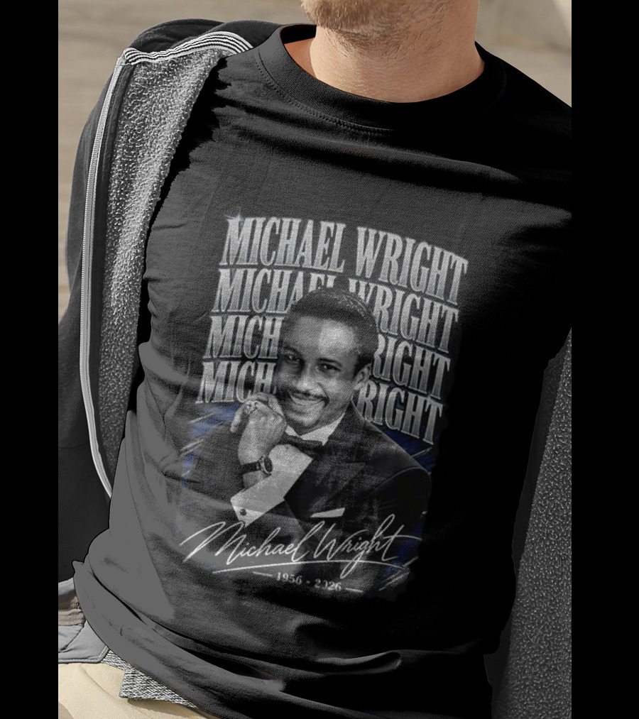 Michael Wright 1956 2026 Commemorative T-Shirt