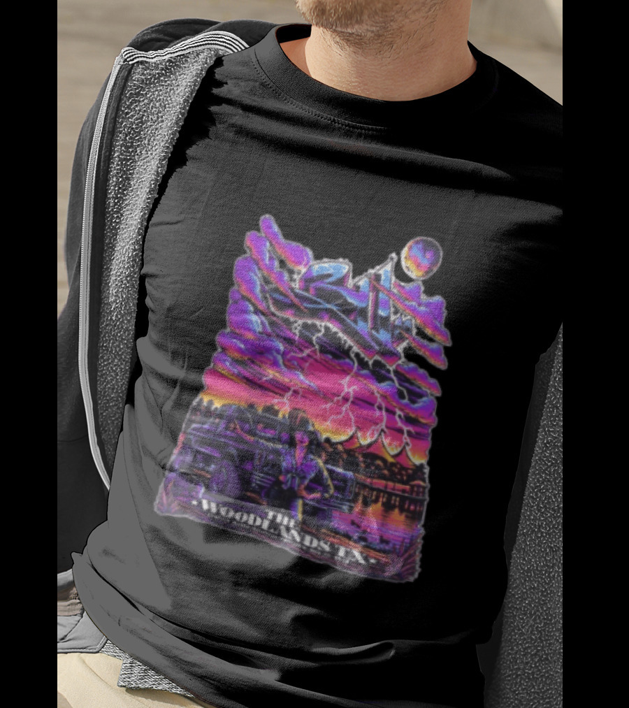 311 August 23 2026 The Cynthia Woods Mitchell Pavilion The Woodlands TX Lightning Scene T-Shirt