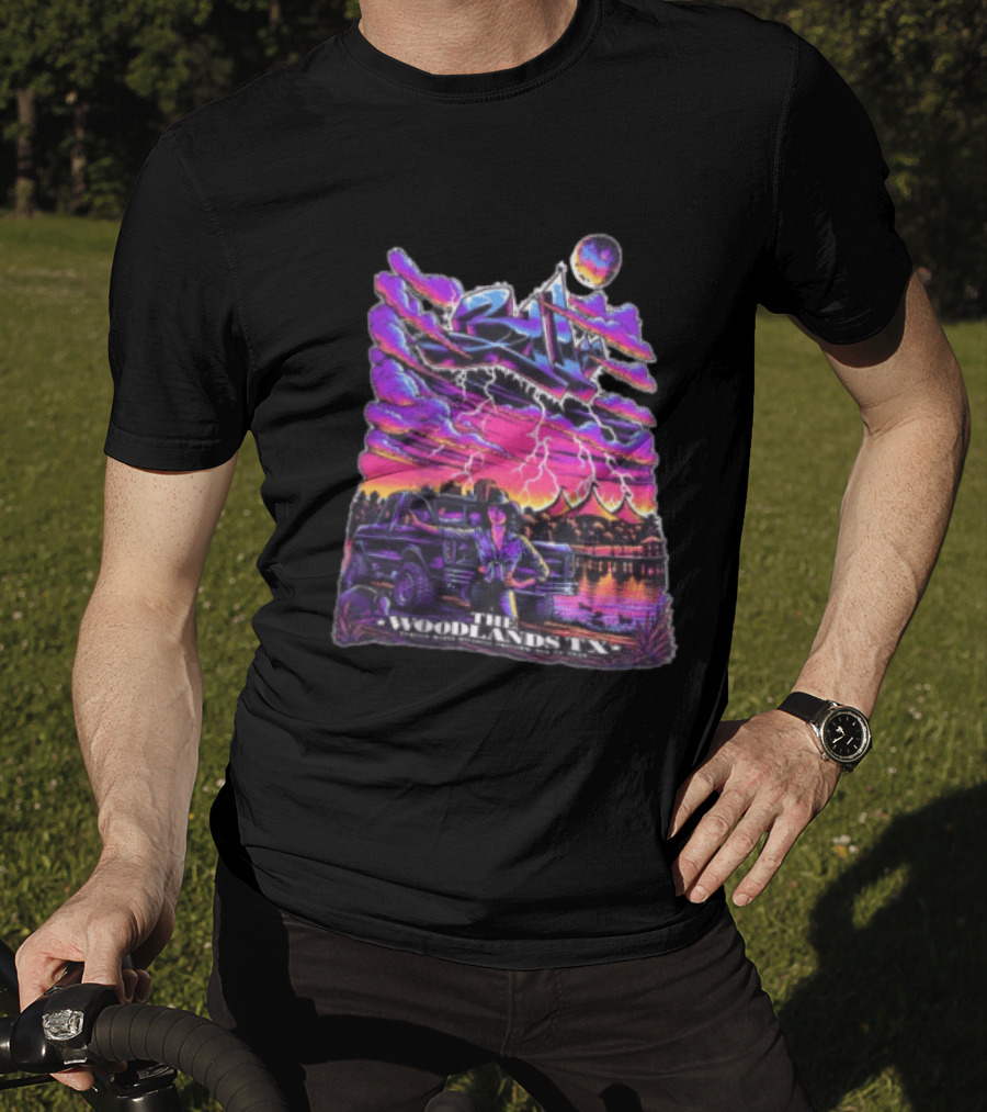 311 August 23 2026 The Cynthia Woods Mitchell Pavilion The Woodlands TX Lightning Scene T-Shirt