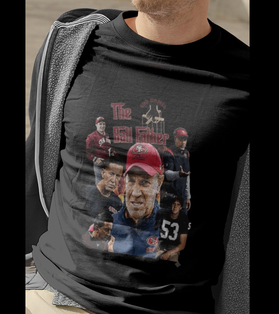 The Ball Father 500 Games San Francisco Football Coaching Legends T-Shirt