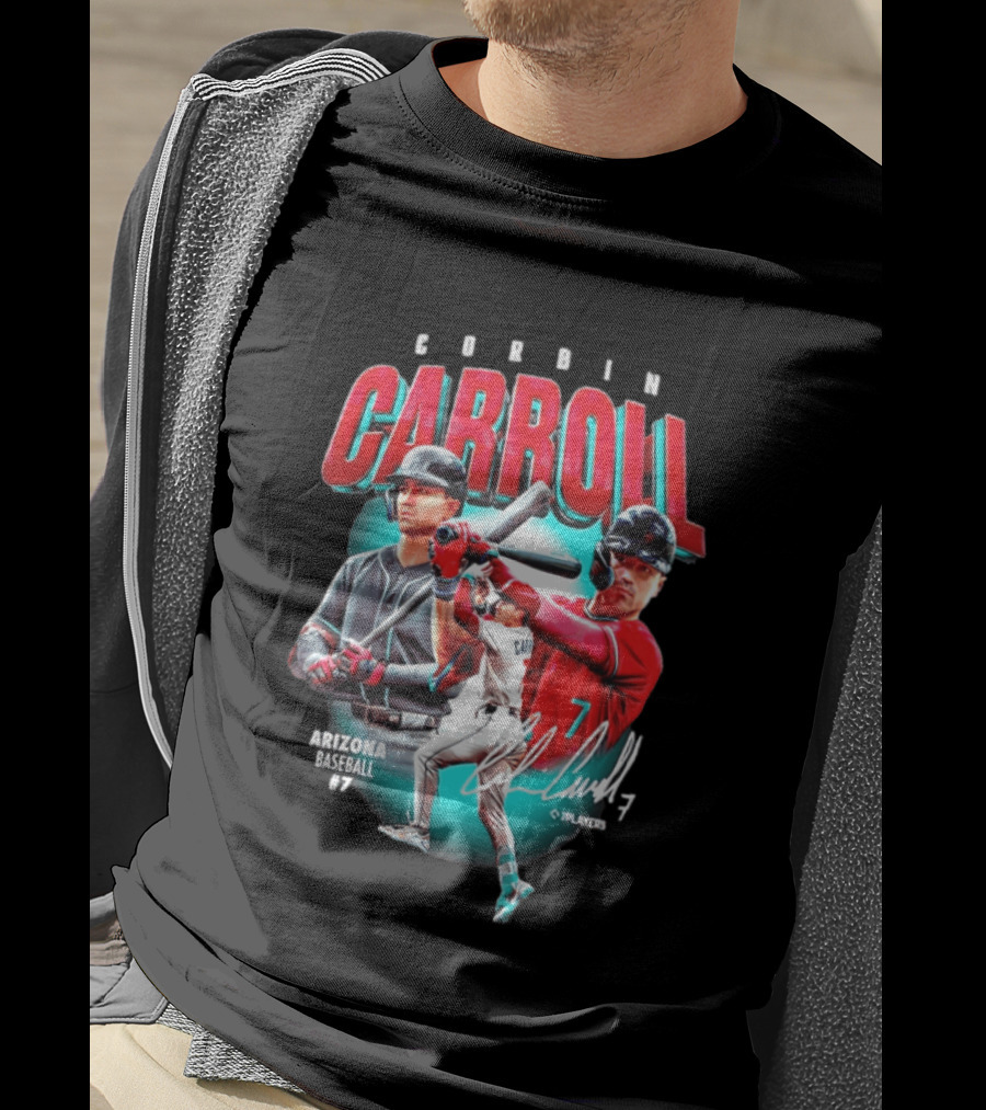 Corbin Carroll Arizona Baseball #7 C Players T-Shirt