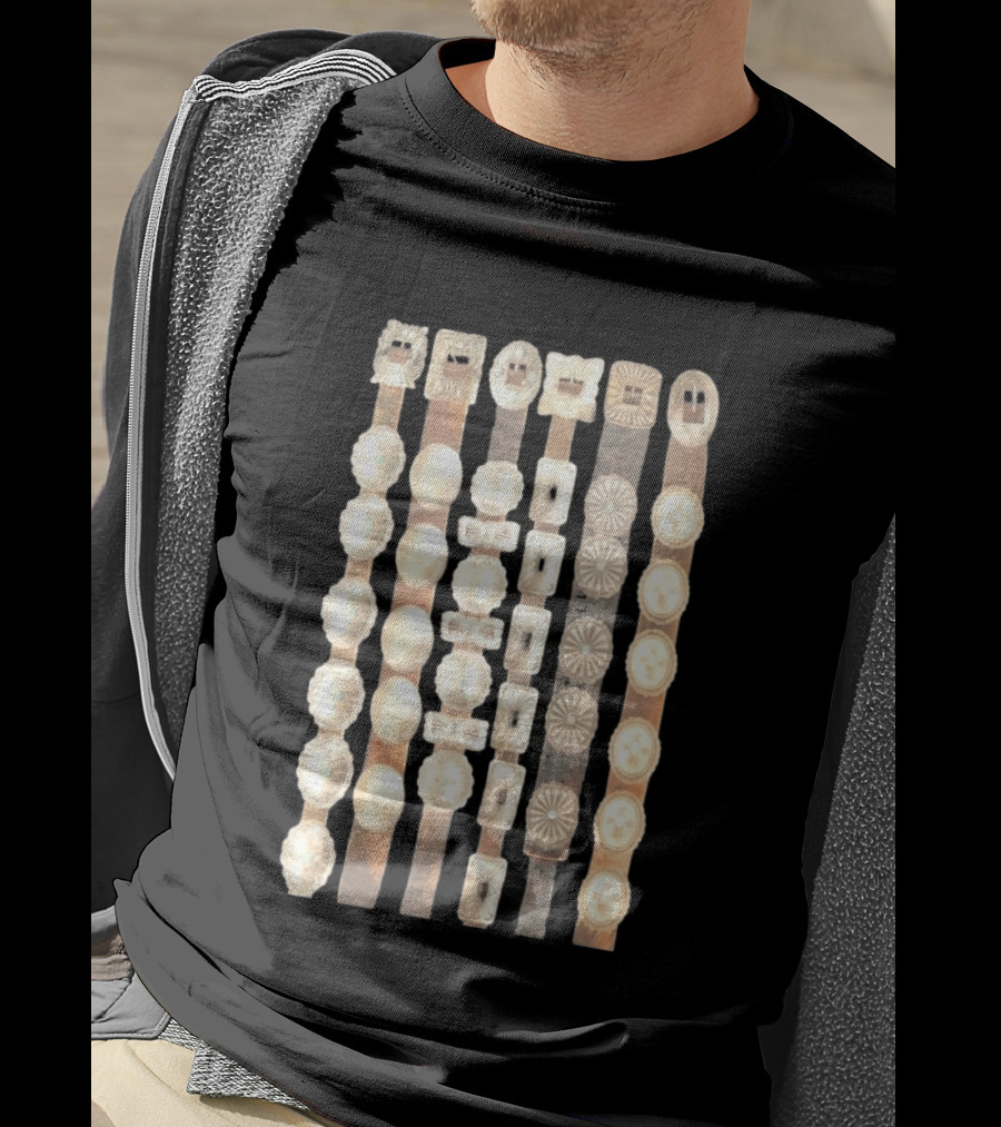 Hoshi SEVENTEEN Curtain Concho Vintage Button Straps T-Shirt