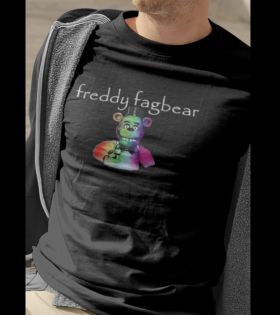 Freddy Fagbear Rainbow Pride T-Shirt