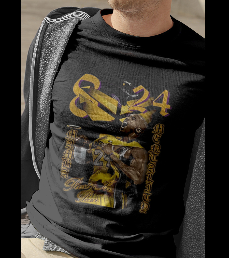 Kobe Bryant Lakers 8 24 Mamba Mentality Rest In Peace T-Shirt