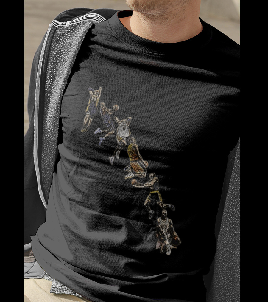 Kobe Bryant Los Angeles Lakers Forever Legend Multi Player Icon 24 T-Shirt