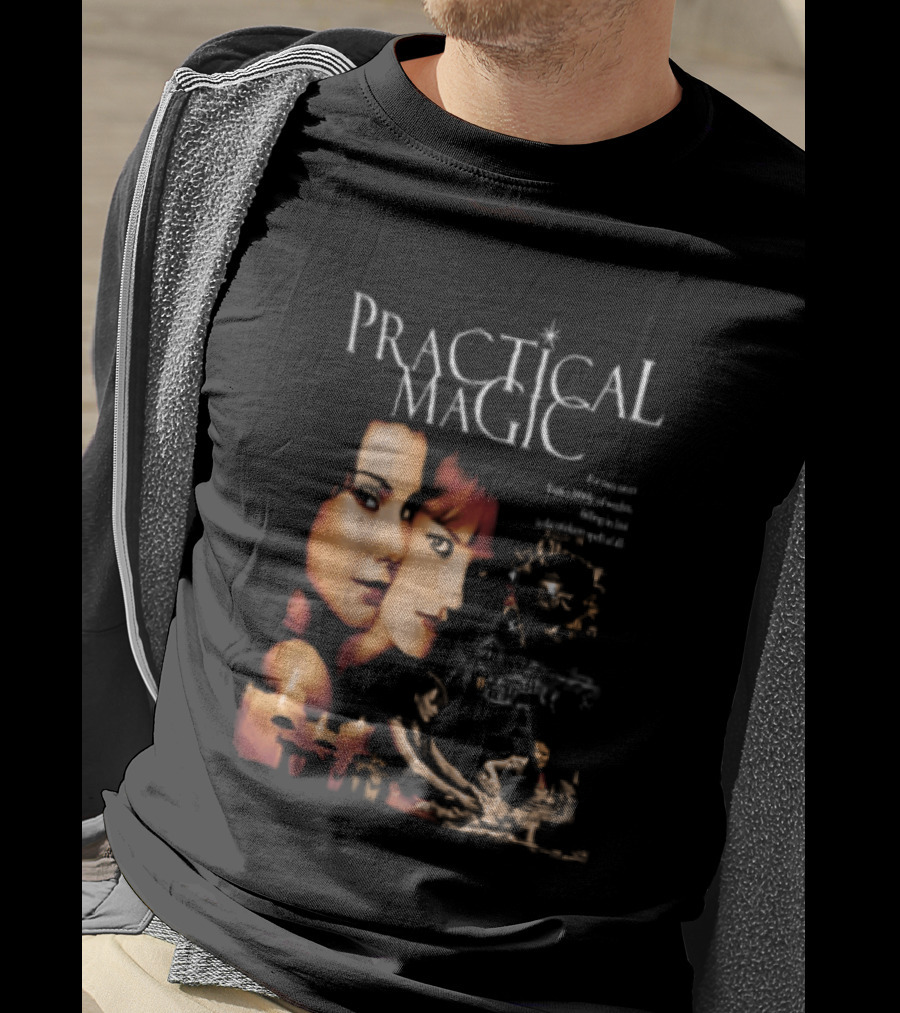 Practical Magic Movie Faces With Mystical T-Shirt