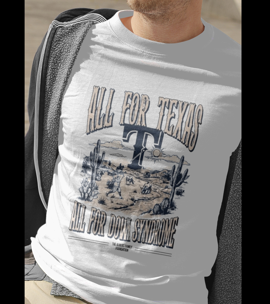 All For Texas Support Down Syndrome Awareness Iconic Western T-Shirt