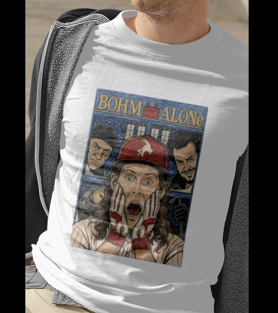 Bohm Alone Alec Bohm Philadelphia Phillies Home Alone T-Shirt