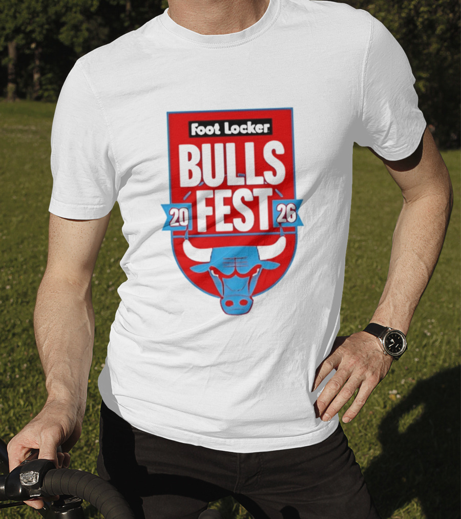 Chicago Bulls Fest 2026 Foot Locker Event T-Shirt