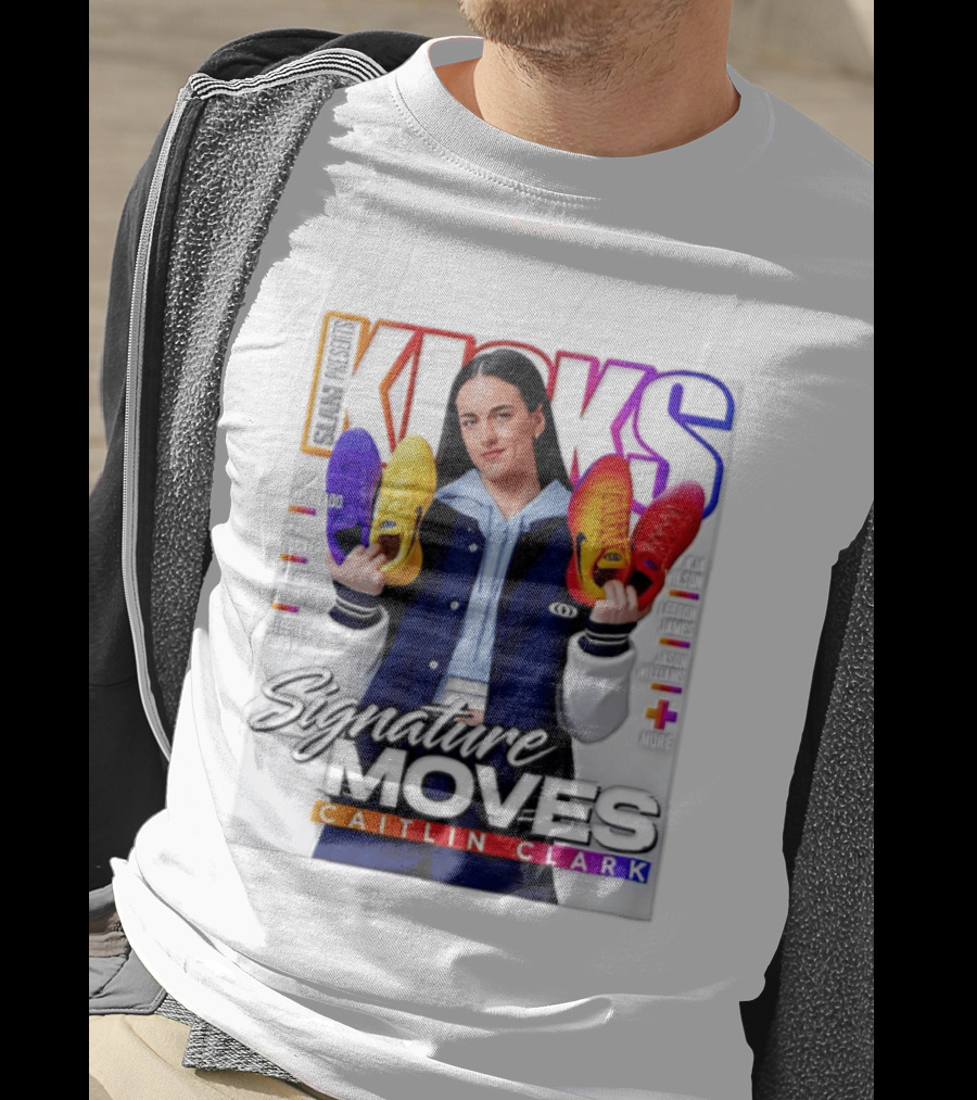 SLAM Presents Kicks Signature Moves Caitlin Clark T-Shirt
