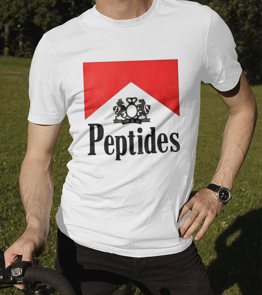 Peptides 1929 Red Marlboro T-Shirt