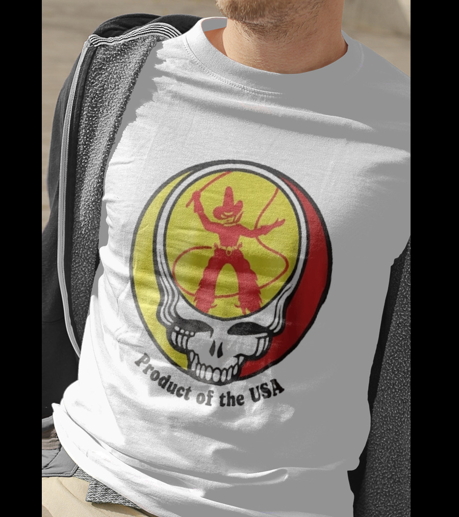 Grateful Dead Steal Your Face Cowboy Product Of The USA T-Shirt