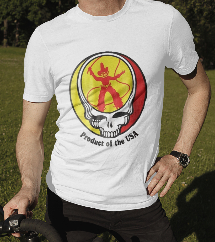 Grateful Dead Steal Your Face Cowboy Product Of The USA T-Shirt