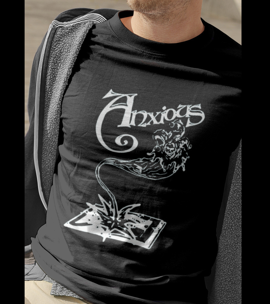 Anxious Gothic Flower Book Summer Fall Tour 2026 T-Shirt