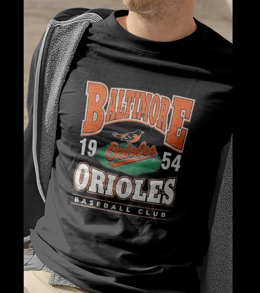 Baltimore Orioles Baseball Club 1954 Vintage Orioles T-Shirt