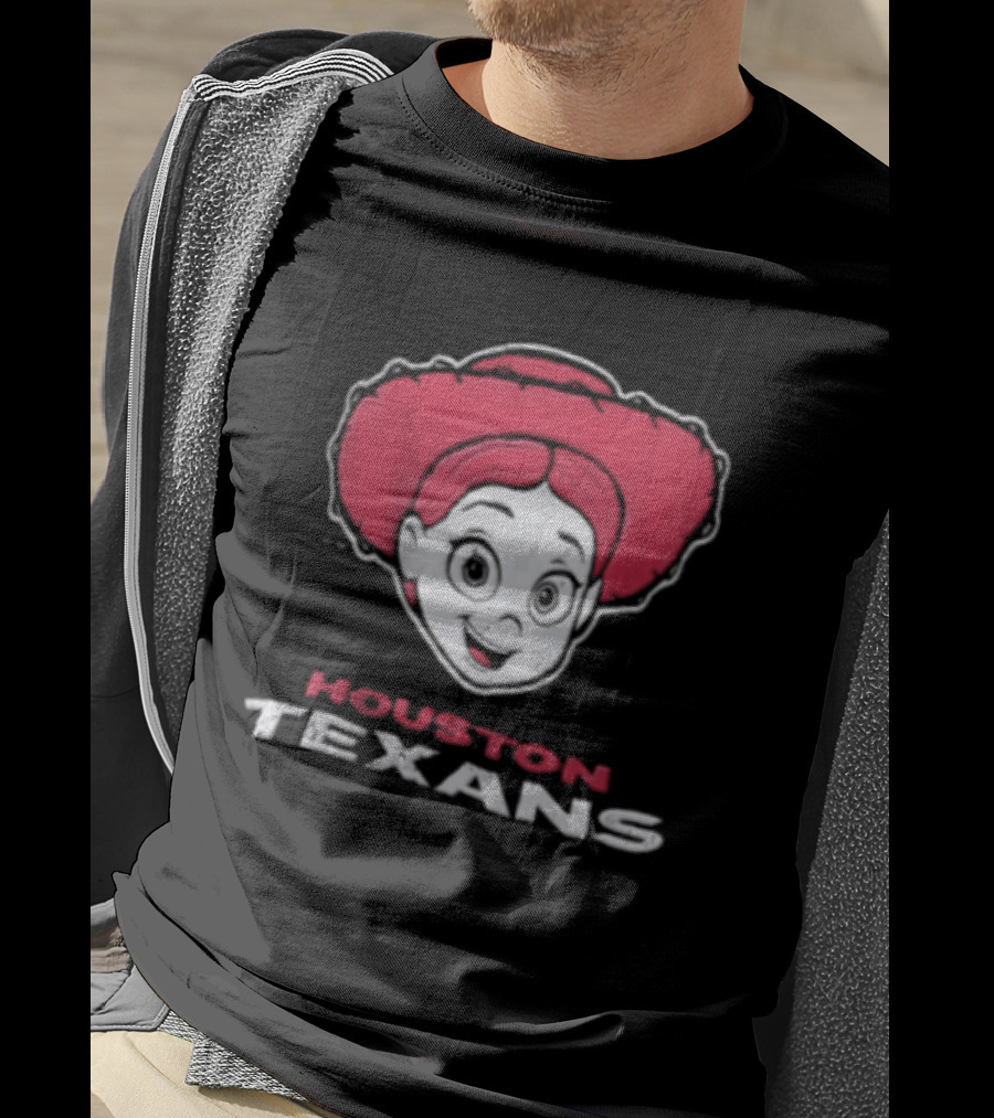 Houston Texans Disney Toy Story Jessie Collaboration T-Shirt