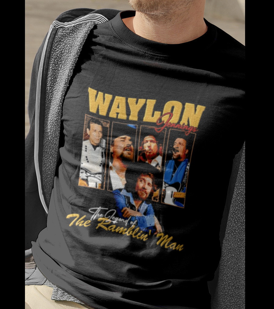 Waylon Jennings The Ramblin' Man T-Shirt