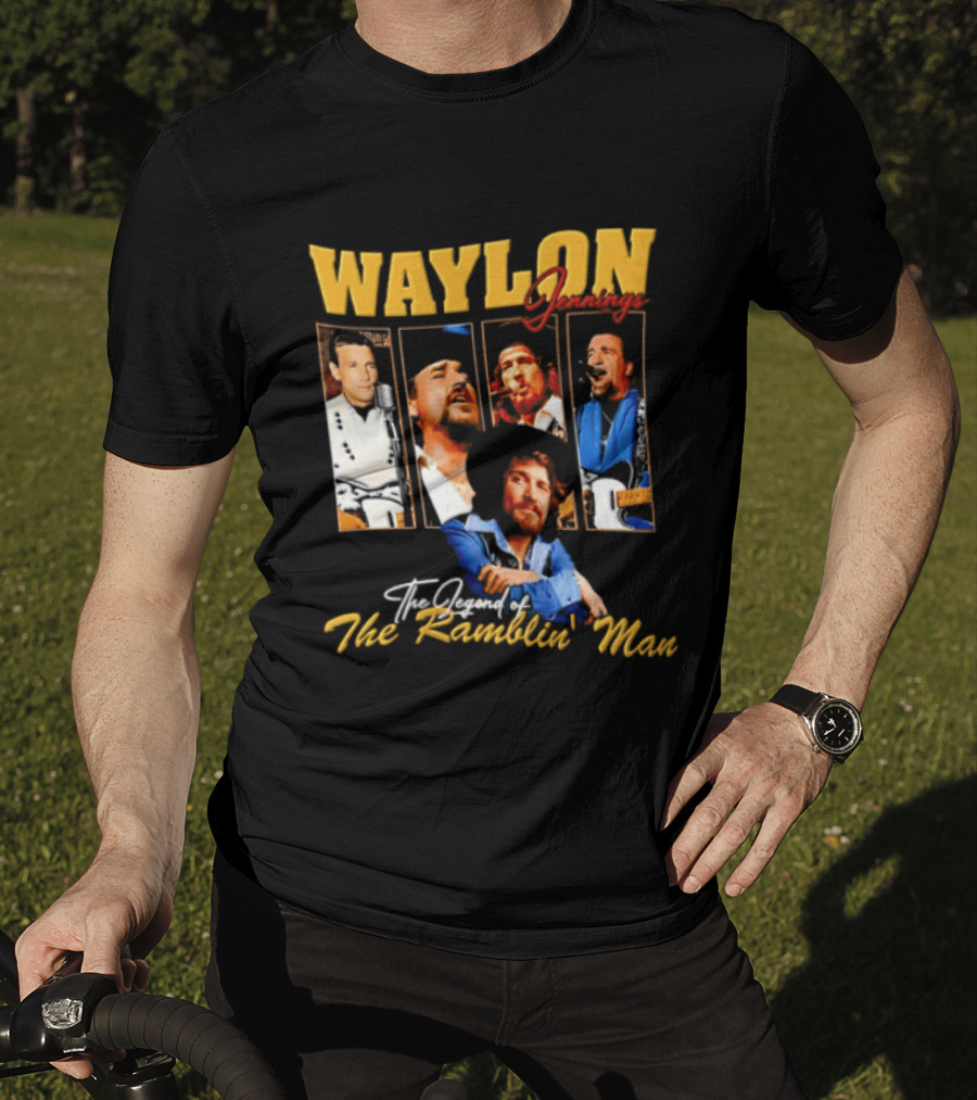 Waylon Jennings The Ramblin' Man T-Shirt