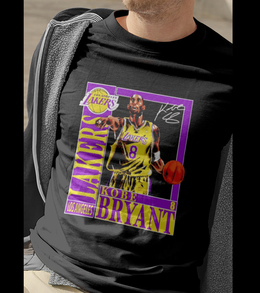 Los Angeles Lakers Kobe Bryant 8 NBA Basketball Legend T-Shirt