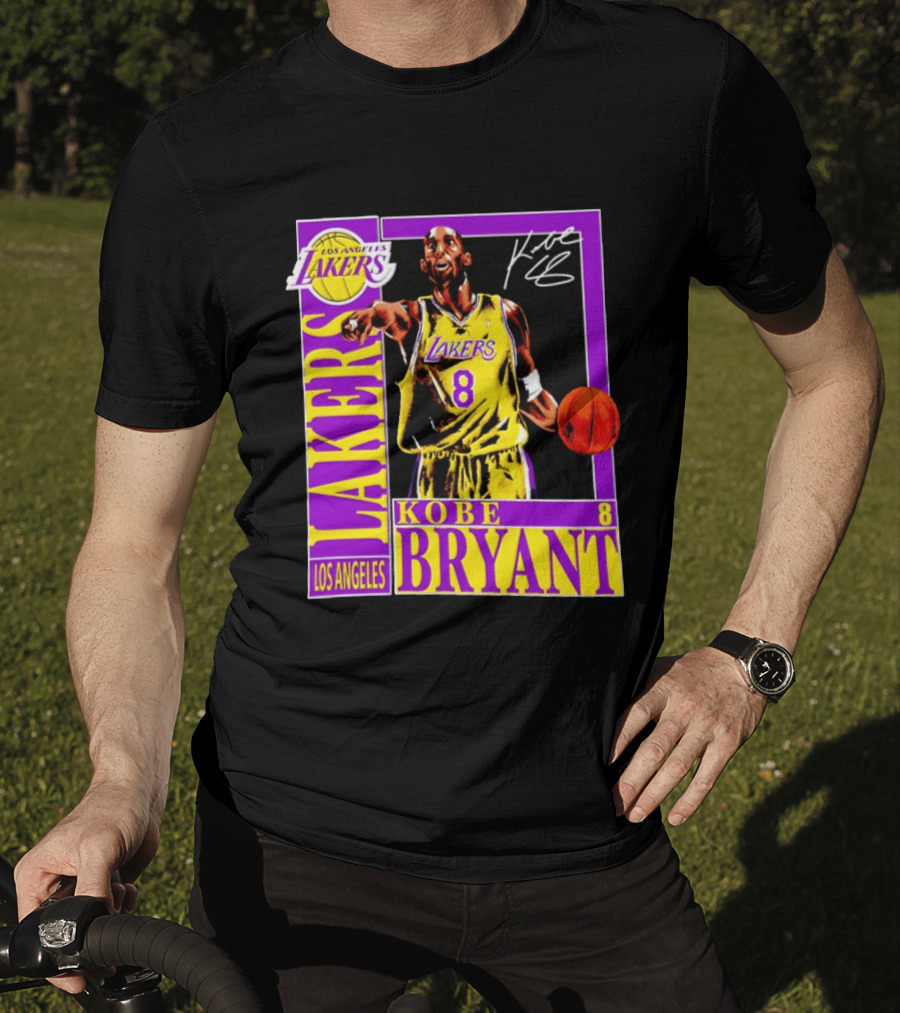 Los Angeles Lakers Kobe Bryant 8 NBA Basketball Legend T-Shirt