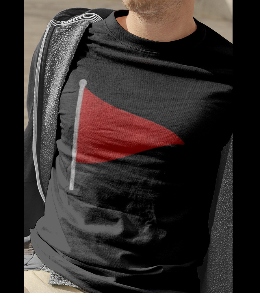 Red Flag Symbol Warning Alert Recognition T-Shirt