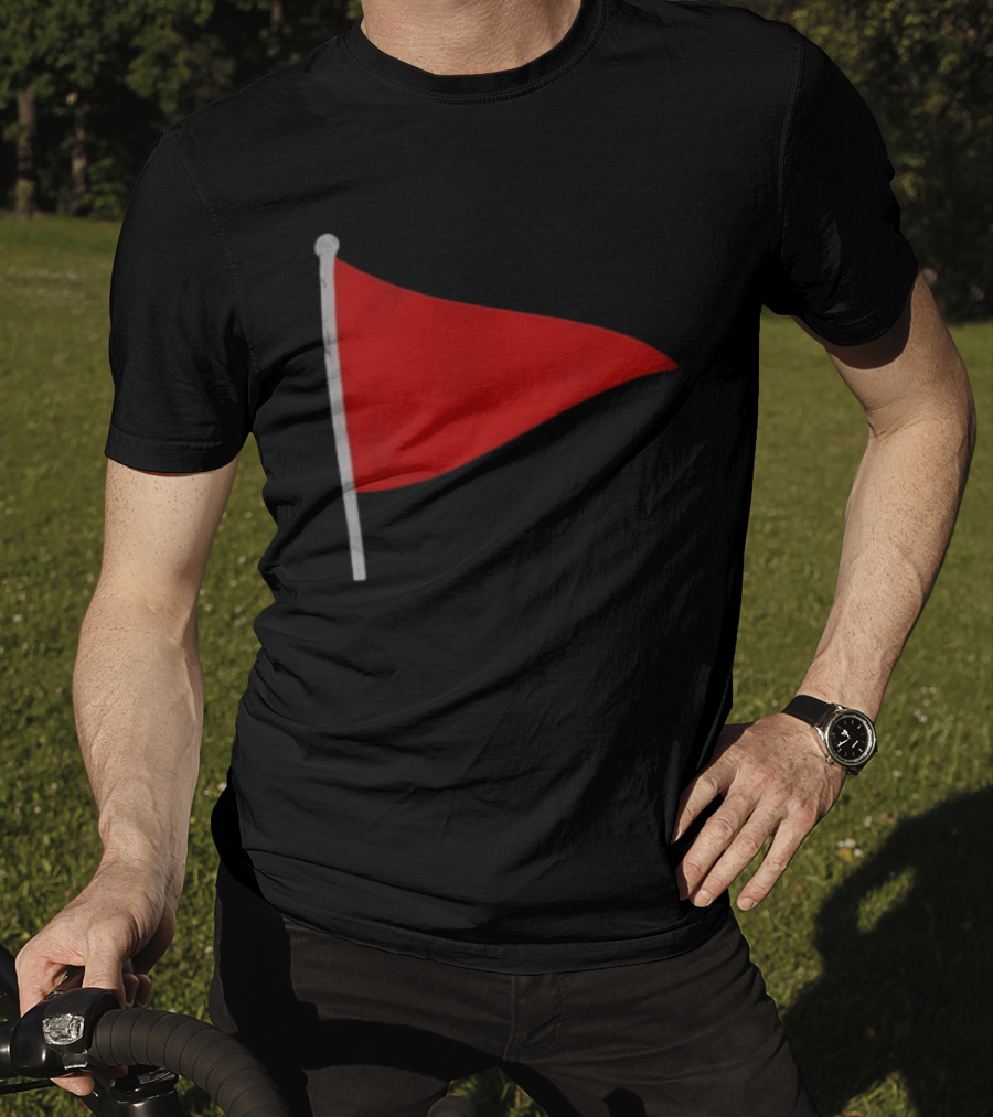 Red Flag Symbol Warning Alert Recognition T-Shirt