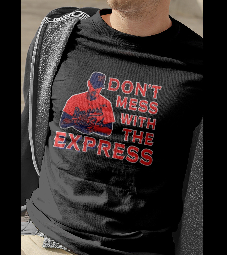 Nolan Ryan Texas Rangers Don't Mess With The Express Baseball Legend T-Shirt