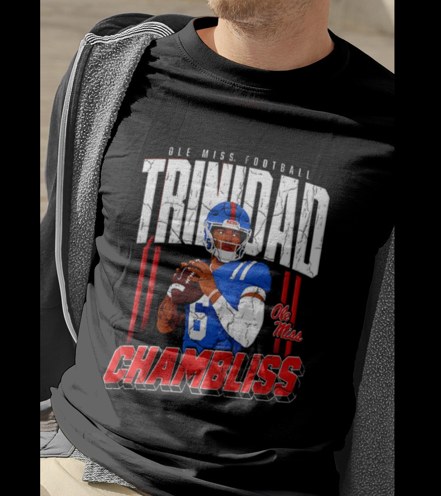 Ole Miss Football Trinidad Chambliss Rebels Player T-Shirt
